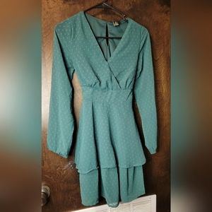 Dark green XS women's dress